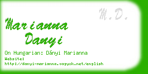marianna danyi business card