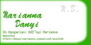 marianna danyi business card